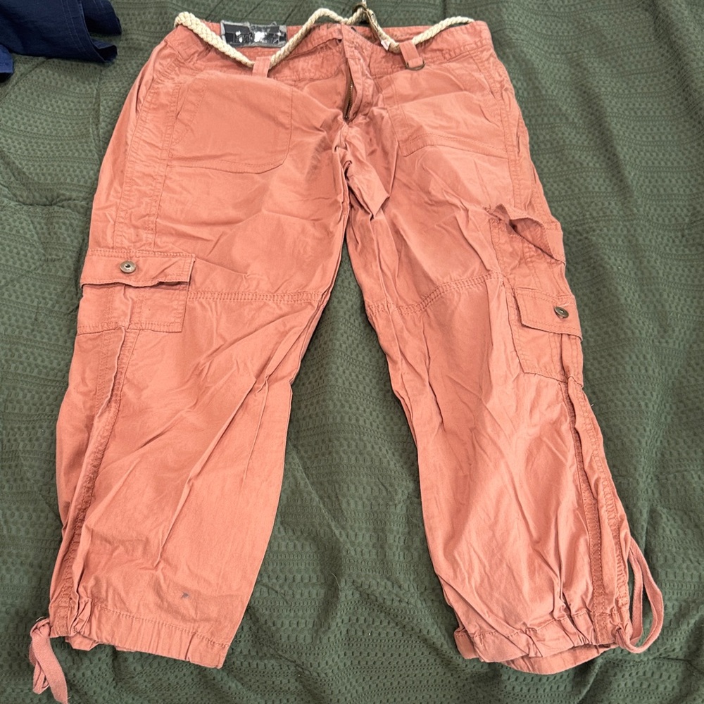 Apt. 9 Women's Salmon Capris with Drawstring Hems